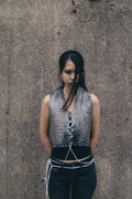 LEATHER VEST — CUROJA — 01